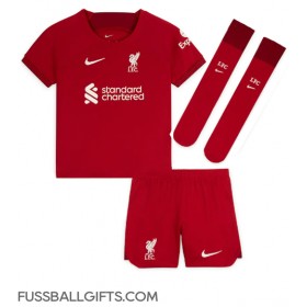 Liverpool Darwin Nunez #27 Fußballbekleidung Heimtrikot Kinder 2022-23 Kurzarm (+ kurze hosen)